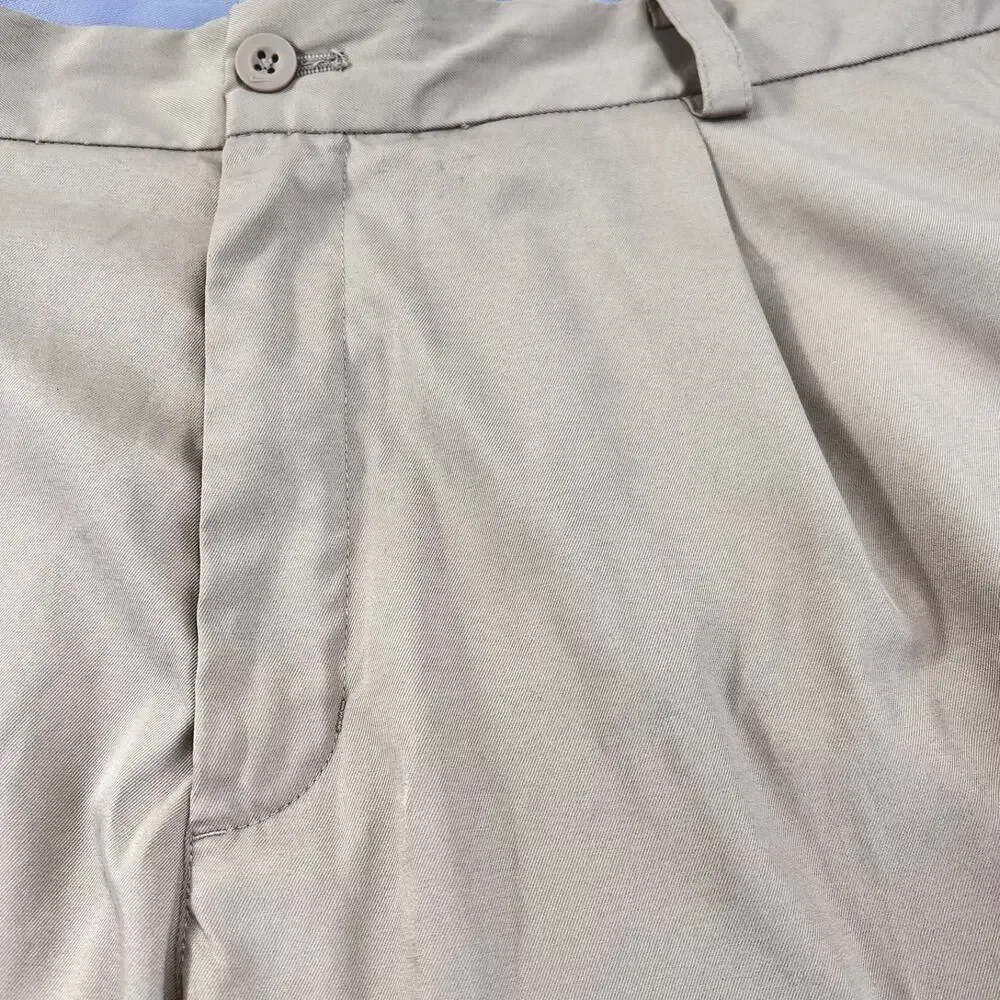 Nike Golf Tour Performance Mens Shorts Size 38 Khaki Dri-Fit Chino Athletic